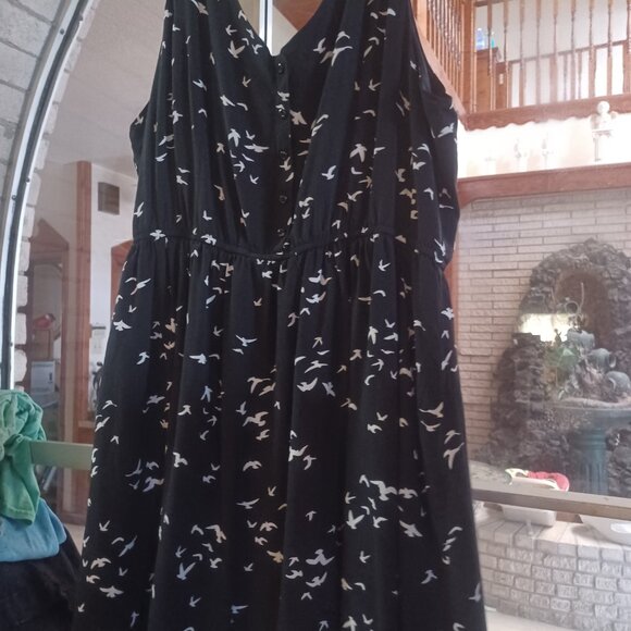 Just Found Women's Short Summer Dress 2X Black & White - Picture 1 of 6